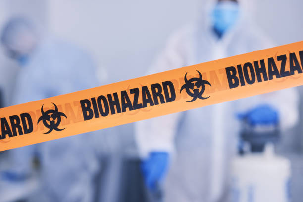 Professional Drug Lab Cleanup technician working in Montgomery Village, MD